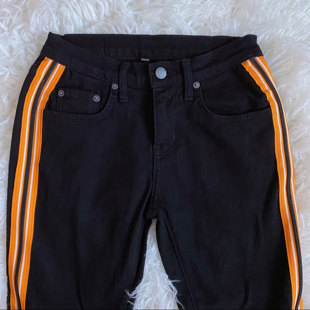 CARMAR Black & Orange Novelty Side Zip Mia Jean-24 - Picture 8 of 12